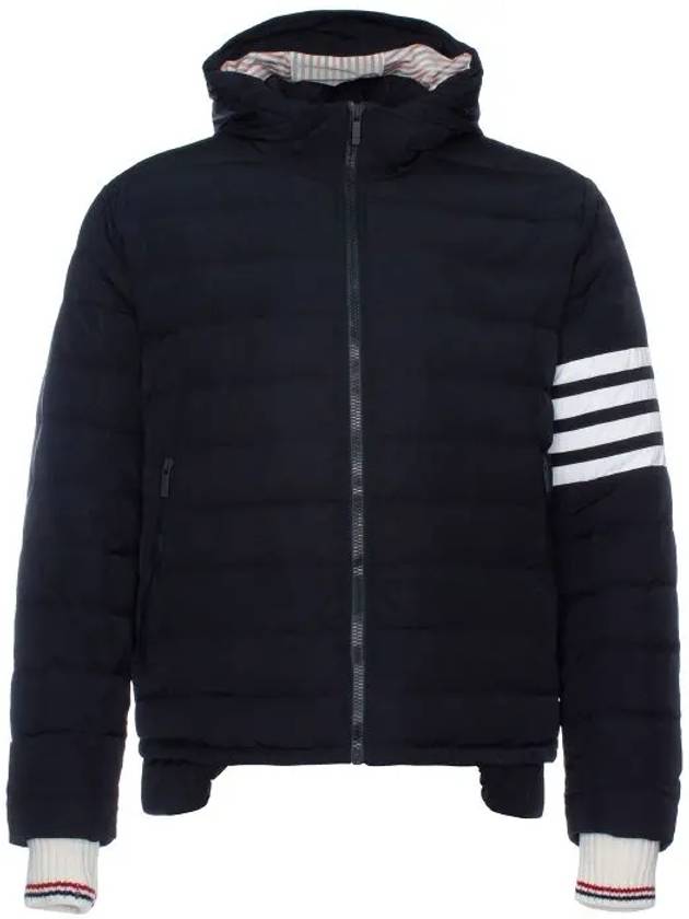 Poly Twill Down Filled 4-Bar Ski Padding Navy - THOM BROWNE - BALAAN 8