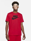 Icon Futura Sports Short Sleeve T-Shirt Red - NIKE - BALAAN 2