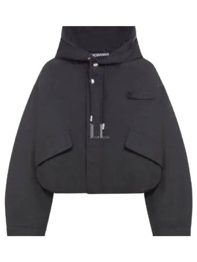 The Caraco Cropped Parka Black - JACQUEMUS - BALAAN 2