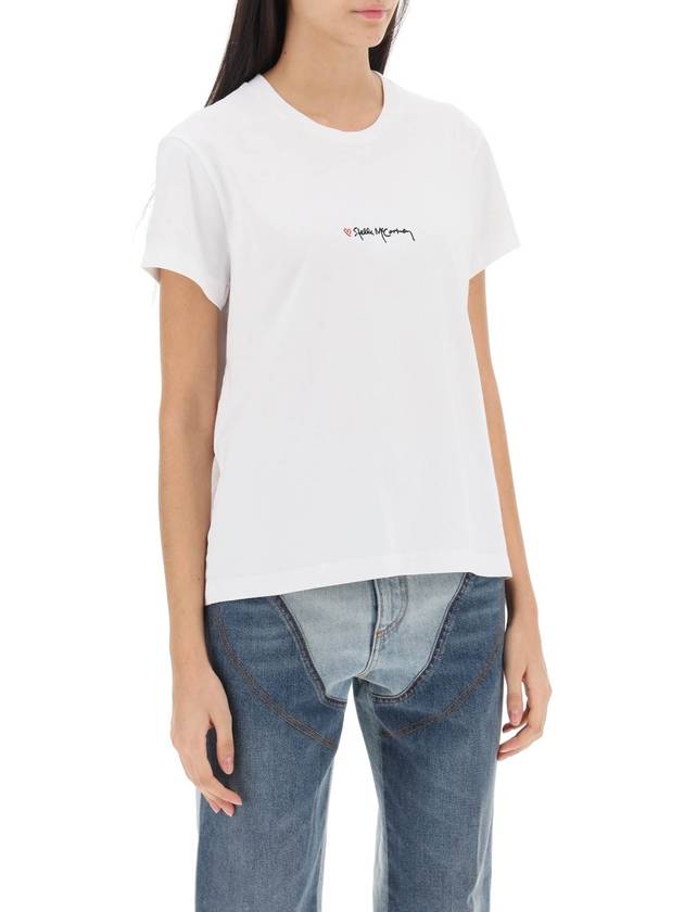 SS24 Signature T-shirt 6J0273 3SPY52 - STELLA MCCARTNEY - BALAAN 3