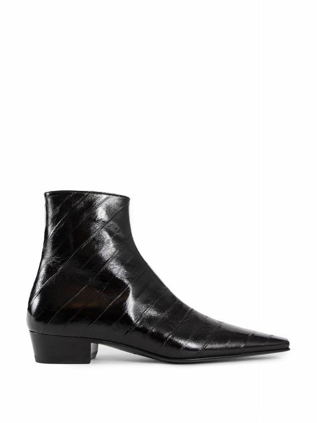 Sun leather paolo boots black 799794 0WX00 1000 - SAINT LAURENT - BALAAN 6