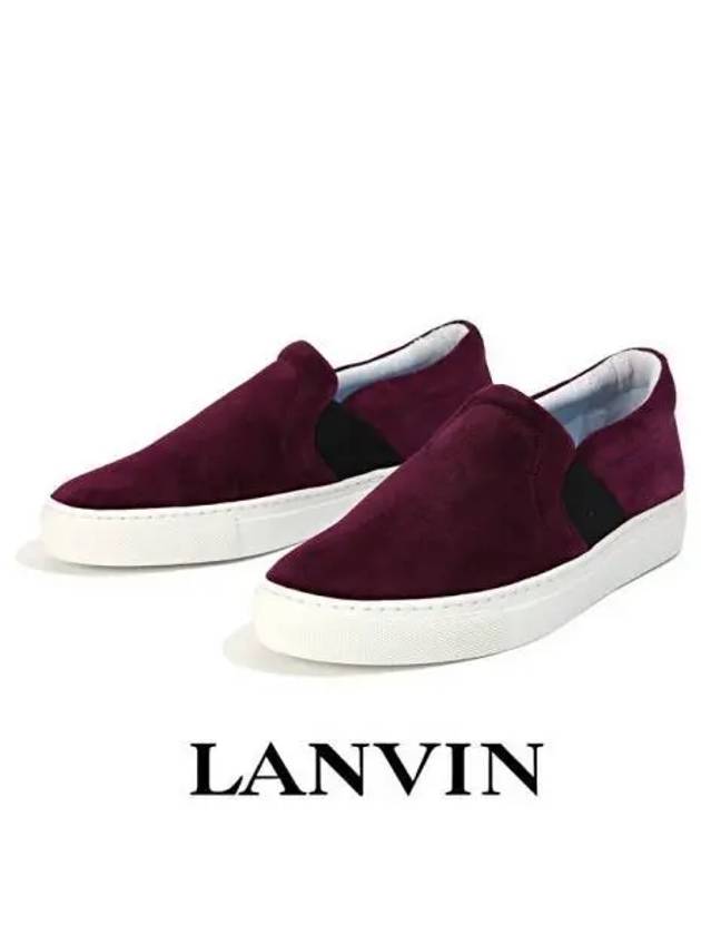 Logo engraved slip ons 271846 - LANVIN - BALAAN 1