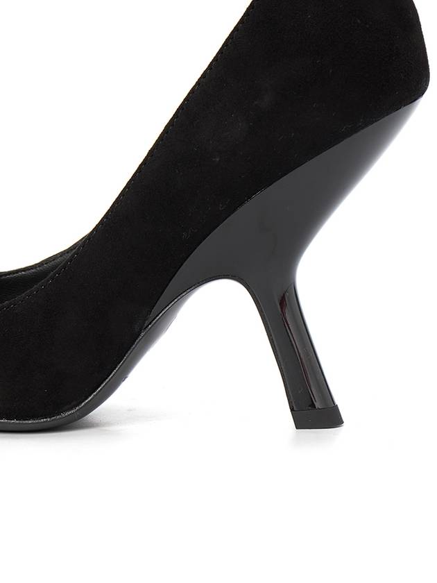 Eleanor Square Pumps Heel Black - TORY BURCH - BALAAN.