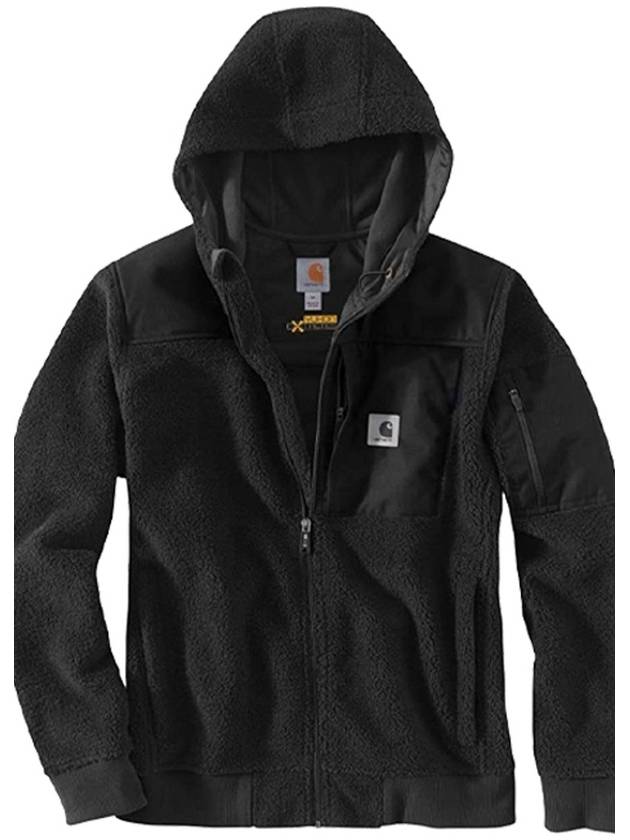 Yukon Extreme Wind Fighter Fleece Jacket Black 104467 N04 - CARHARTT - BALAAN 4