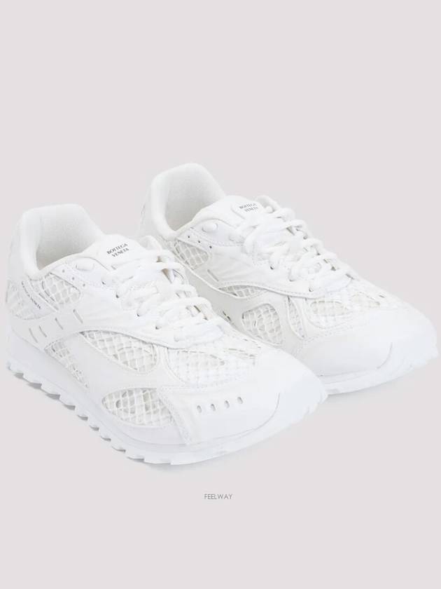 Orbit Mesh Low Top Sneakers White - BOTTEGA VENETA - BALAAN 4