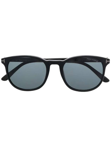 Eyewear Round Frame Sunglasses Black - TOM FORD - BALAAN 1