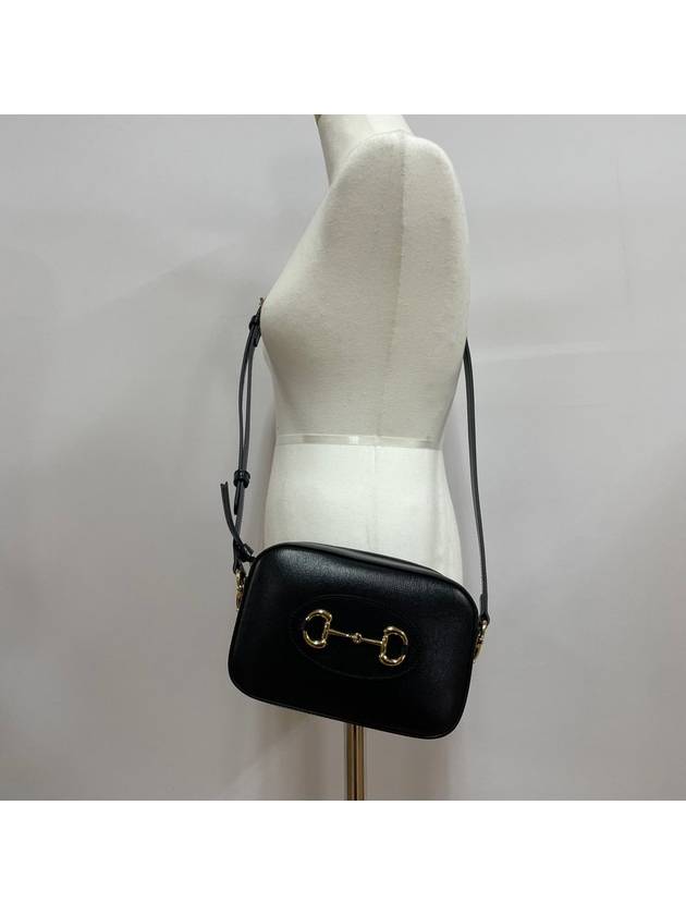 Horsebit 1955 Small Shoulder Bag Black - GUCCI - BALAAN 6