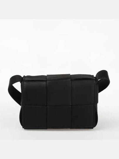 Intrecciato Cassette Small Cross Bag Black - BOTTEGA VENETA - BALAAN 2