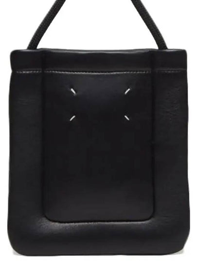 Logo Leather Mini Cross Bag Black - MAISON MARGIELA - BALAAN 2