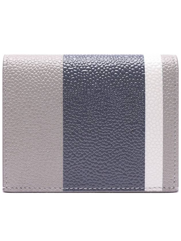 3D Stripe Card Wallet Grey - THOM BROWNE - BALAAN 5