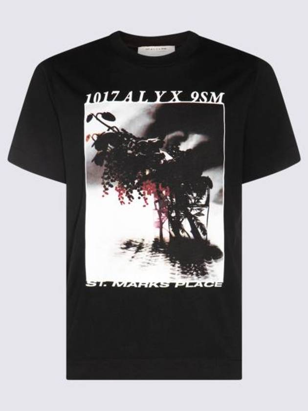 Icon Flower Short Sleeve T-Shirt Black - 1017 ALYX 9SM - BALAAN 1