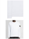 Wappen Patch Crewneck Sweatshirt White - STONE ISLAND - BALAAN 6