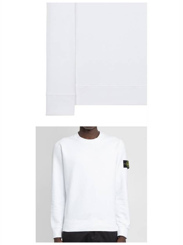 Wappen Patch Crewneck Sweatshirt White - STONE ISLAND - BALAAN 6