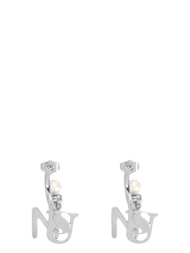 Sunnei Logo Pearl Earrings - SUNNEI - BALAAN 1