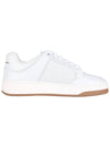 SL 61 Logo Signature Leather Low Top Sneakers White - SAINT LAURENT - BALAAN 5