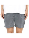 Swimming Nylon Trunk Shorts  Light Grey - STONE ISLAND - BALAAN 1