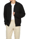 Men's Evening Polo Alpaca Cardigan Black - OUR LEGACY - BALAAN 7