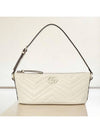 GG Marmont Matelassé Shoulder Bag White - GUCCI - BALAAN 6