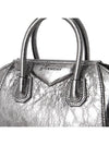 Antigona Toy Tote Bag Silvery Grey - GIVENCHY - BALAAN 8