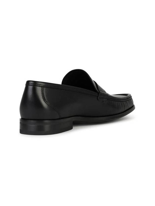 Gancini Calfskin Loafers Black - SALVATORE FERRAGAMO - BALAAN 4