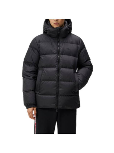 Barrel Hooded Down Padding Black - J.LINDEBERG - BALAAN 1