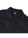 Lens Waffen Pocket Long Sleeve Shirt Black - CP COMPANY - BALAAN 8