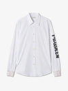 Graffiti Side Logo Long Sleeve Shirt White - ALEXANDER MCQUEEN - BALAAN 2