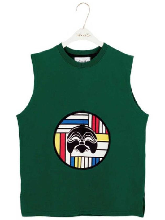 Mondrian Sleeveless GREEN - ASIHA - BALAAN 2