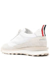 Eco Nylon Alumni Low Top Sneakers White - THOM BROWNE - BALAAN 5