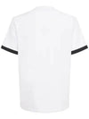 Louver Embossed Logo Cuff Sleeve Cotton T Shirt White 8C00026 8390T 001 - MONCLER - BALAAN 3