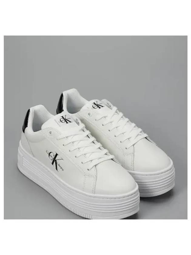 Jeans Malmo Platform Low Top Sneakers White - CALVIN KLEIN - BALAAN 2