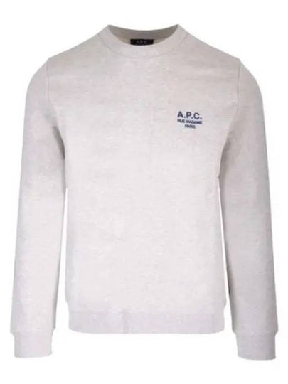 Rider Chest Small Logo Sweatshirt Grey - A.P.C. - BALAAN 2