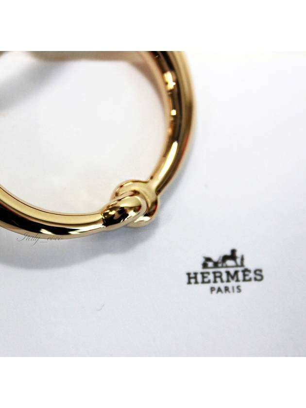 Morse Scarf Ring Gold - HERMES - BALAAN 5