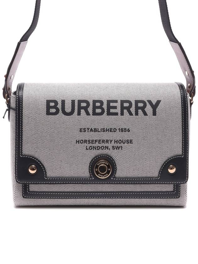 Horseferry Print Canvas Note Cross Bag Grey - BURBERRY - BALAAN 3