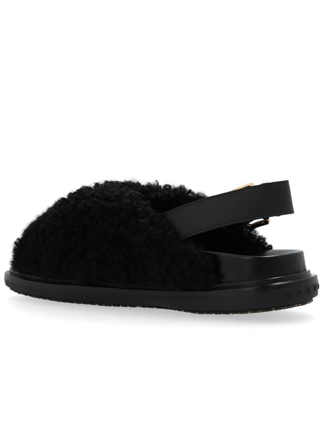 Fussbett Leather Sandals Black - MARNI - BALAAN 6