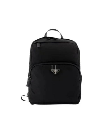 Triangle Logo Re-Nylon Backpack Black - PRADA - BALAAN 2