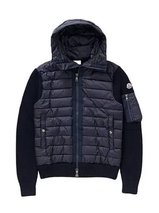 Knit mix men s padded jacket 9B50800 A9340 777 1053145 - MONCLER - BALAAN 1