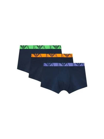 UNDERWEAR Online Exclusive Men s Eagle Logo Band Draw 3PACK Marine - EMPORIO ARMANI - BALAAN 1