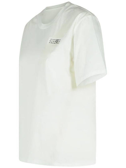 Mm6 Maison Margiela White Cotton T-Shirt - MAISON MARGIELA - BALAAN 2