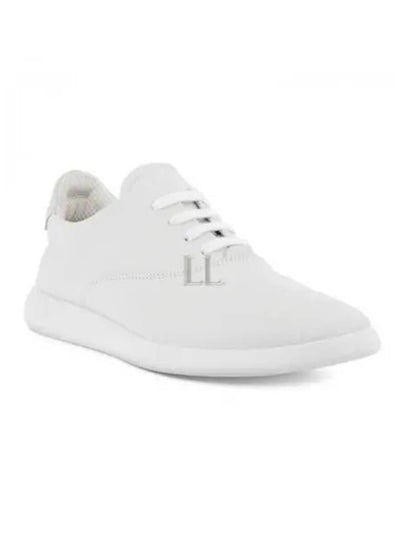 Women's Minimalist Leather Low Top Sneakers White - ECCO - BALAAN 2