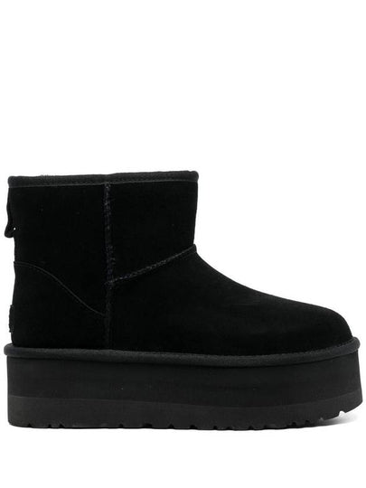 Classic Mini Platform Suede Winter Boots Black - UGG - BALAAN 2