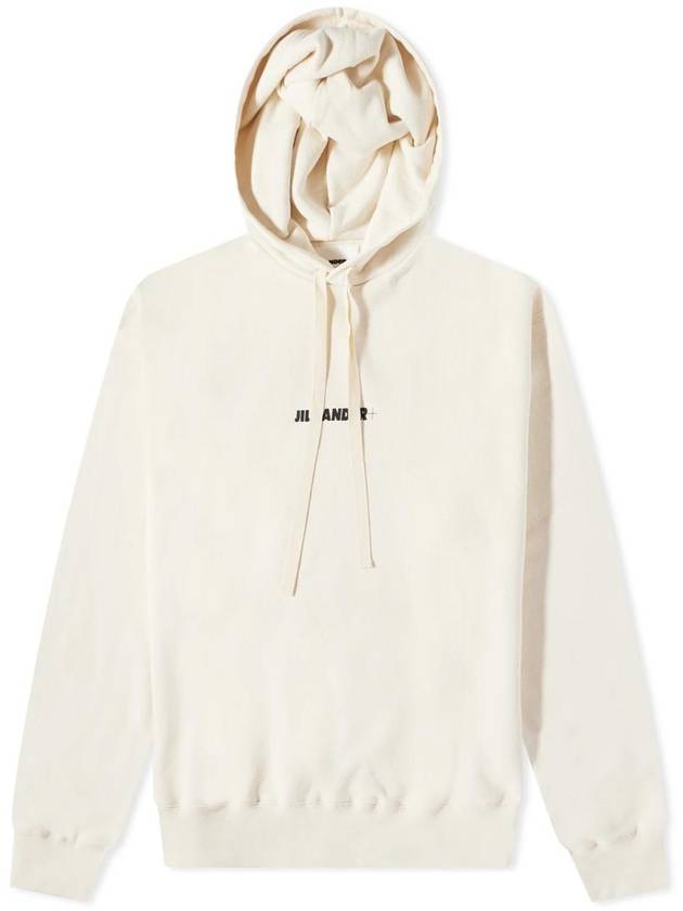 Plus Logo Hoodie Beige - JIL SANDER - BALAAN 1