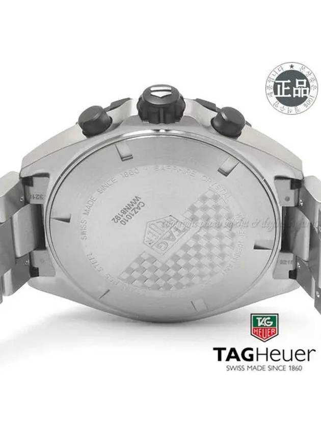 Formula 1 Chrono Quartz 43 MM Metal Watch Black Silver - TAG HEUER - BALAAN 5