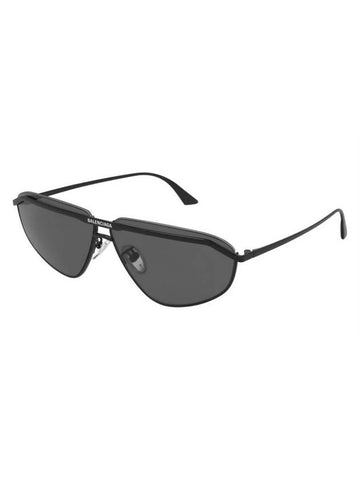 Eyewear Ultra-Slim Metal Half Rim Sunglasses Black - BALENCIAGA - BALAAN 1