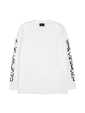 Ancient Logo Long Sleeve T-Shirt White - BLACKBLOND - BALAAN 1