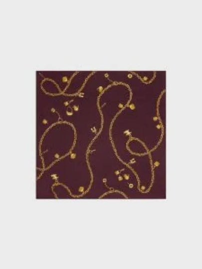 Silk Twill Bandana Muffler Bordeaux - CELINE - BALAAN 2