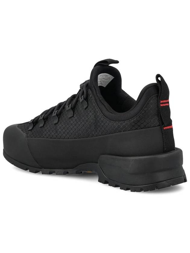 The Glencliff logo print lace up low top sneakers black - THE NORTH FACE - BALAAN 4