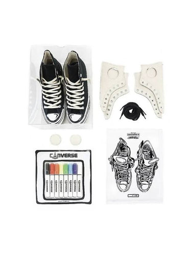 Chuck Taylor All Star 70s High Joshua Vides Black Special Box 166558C - CONVERSE - BALAAN 1