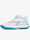 260 255 Jordan Zion 1 PF White Dynamic Turquoise DA3129 101 - NIKE - BALAAN 1