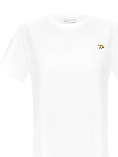 Baby Fox Patch Regular Short Sleeve T-Shirt White - MAISON KITSUNE - BALAAN 2